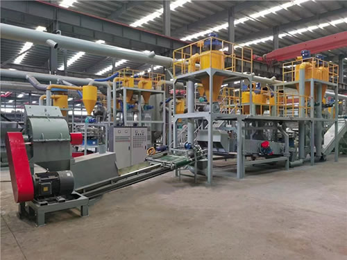 Lithium battery crushing and recycling equipment